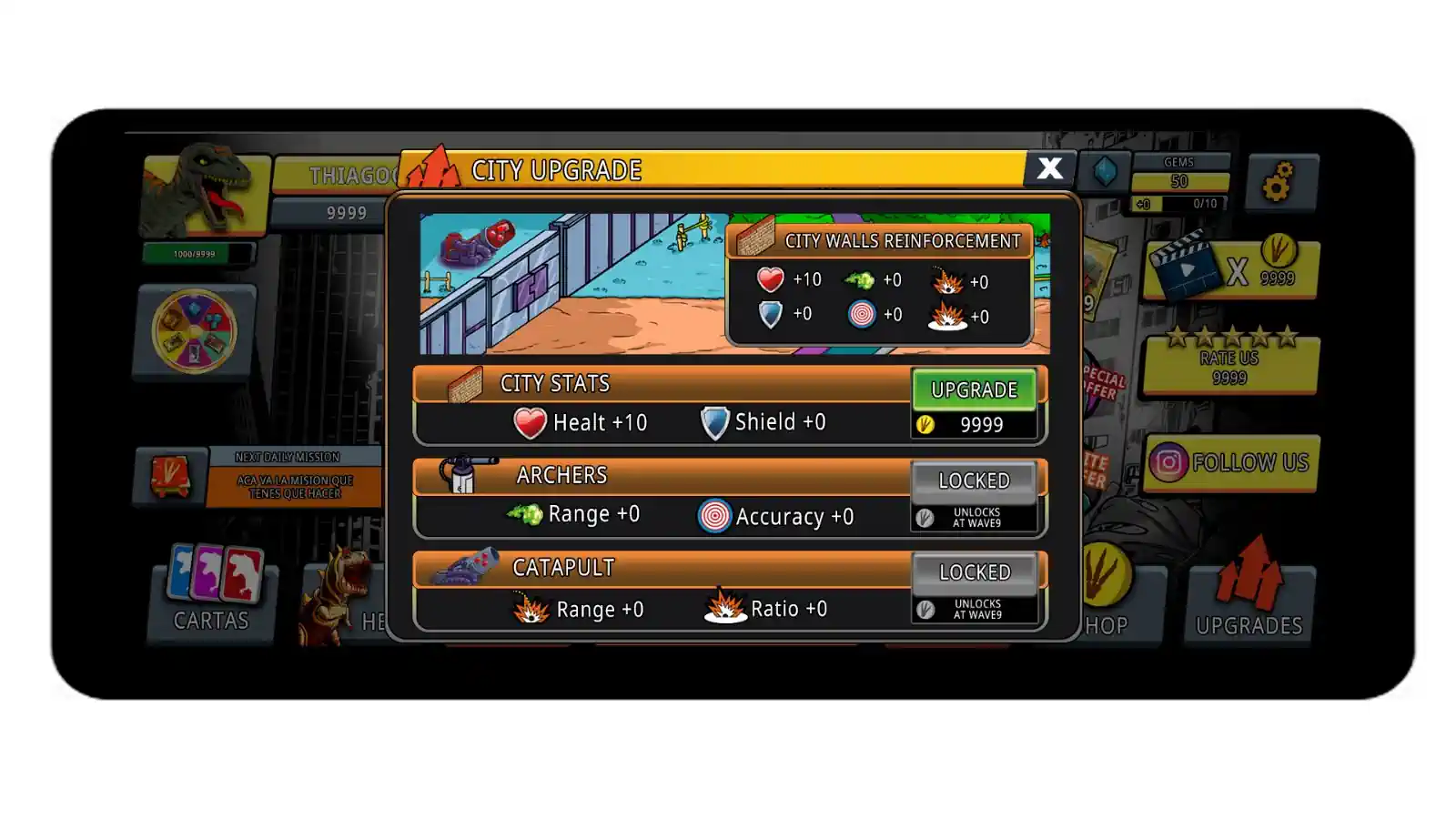 Dino Wars gameplay preview