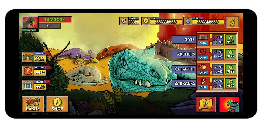 Dino Wars gameplay preview